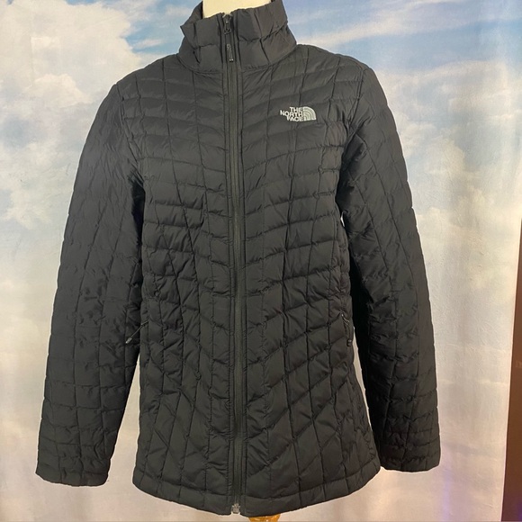North Face Women’s Thermoball Eco Quilted Puffer Jacket Size Large - Picture 3 of 7